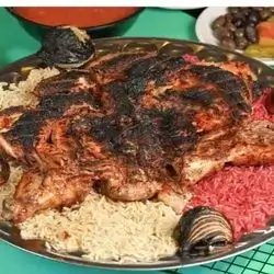 Chicken Mansaf On Charcoal On Rice