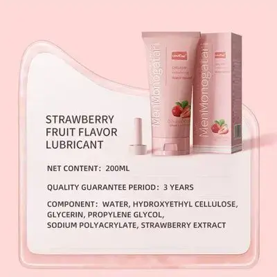 Lovcae MenMonogatari Strawberry Enhancing Water-Based Lubricant Gel