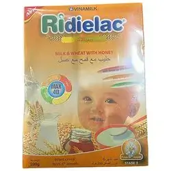 Ridielac milk & wheat with honey cereal 200g