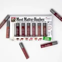 Thebalm Meet Matte Hughes Set Of 6 Mini Lipsticks 7.2ml