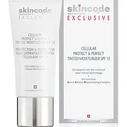 skincode exclusive celluler protect tinted moisturizer spf15