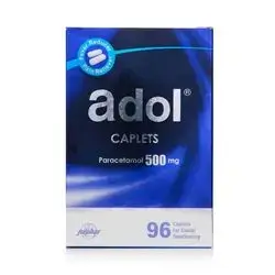 ADOL CAPLETS PARACETAMOL 500MG 1 SHEET