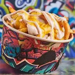 McCain Curly French Fries With Graffiti Sauce