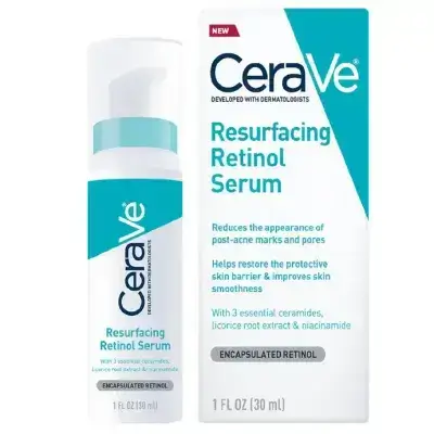 CeraVe Acne Resurfacing Retinol Face Serum - 30ml | سيرافي سيروم ريتينول للوجه لحب الشباب - 30 مل