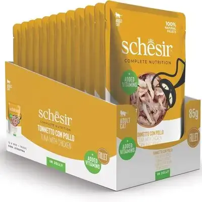 Schesir Tuna & Chicken in Jelly 12x
