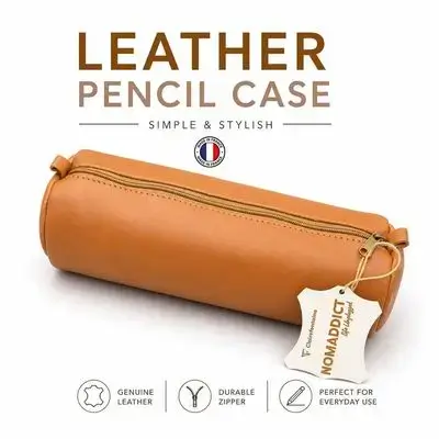 Clairefontaine Nomadict Leather Pencil Case