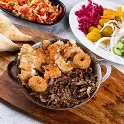 Half Mixed Plate (Meat And Chicken)