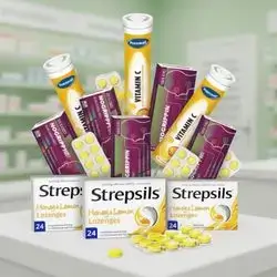 1pkt strepsils honey&lemon +1pkt Nogrippin tab.+1 vitamin C effervescent tab