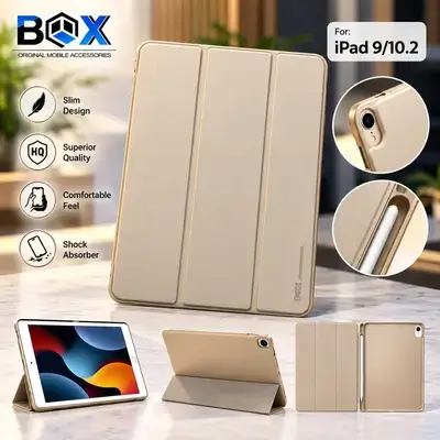 BOX FLAT COVER WITH PEN SLOT FOR IPAD 9/10.2