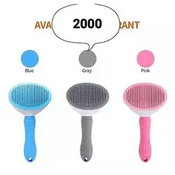 Pet Grooming Brush - Assorted Colors