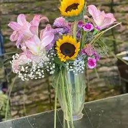 Glass Of Flower