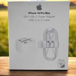 Power Adapter Apple and USB-C to C Cable 35W
