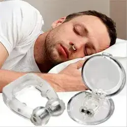 Modulyss Anti Snore Nose Clip, Silicone Magnetic Anti Snoring Mini Nose Clips,//مشبك أنف مضاد للشخير من مودولي، مشبك أنف صغير مغناطيسي من السيليكون مضاد للشخير،