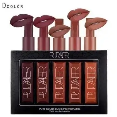 Pudaier Velvet Matte Lipstick Set 5 Pcs Matte