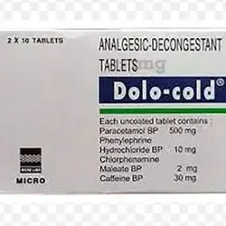 Dolo-cold 20 tablets 