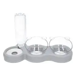 Dual Bowl & Water Dispencer