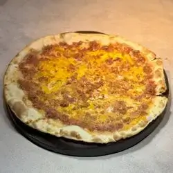 Meat Lahmacun With Eggs
