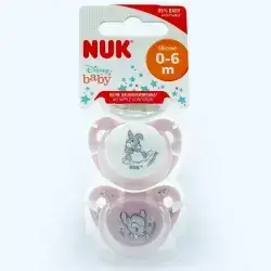 NUKDisney Bambi Soother 0-6M Pink
