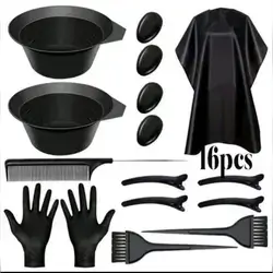 16pcs/Set Includes Hair Dying Styling Tools