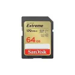 Memory SanDisk SD Card 64GB 100MB