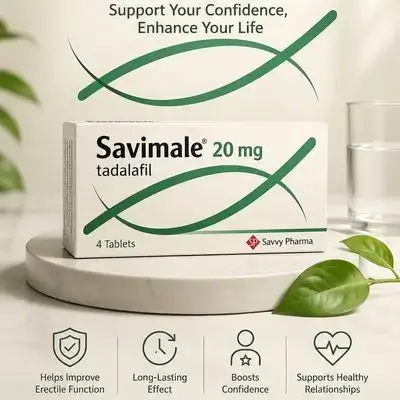 Savimale 20mg (tadalafil) 4 Tablets
