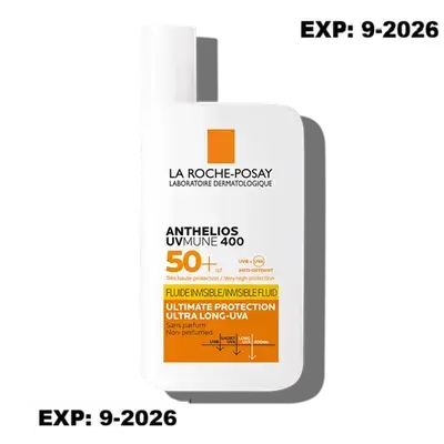 Anthelios UVMUNE 400 Spf50+ Invisible Fluid 50ml _ LA ROCHE-POSAY