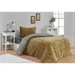 Alea Velvet Duvet Cover Set 4 Piece - Olive Green