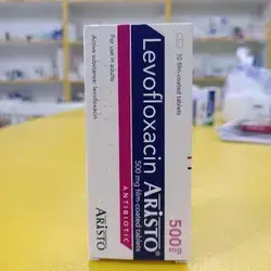 LevoFloxacin Arysto,Germany  500mg  10 Tablets