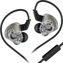 KZ Dawn IEM Headphone Black Cable (With Mic)