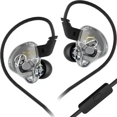 KZ Dawn IEM Headphone Black Cable (With Mic)