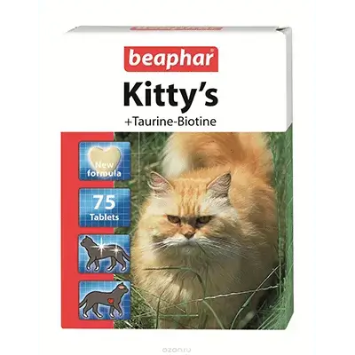 Beaphar Kitty's + Taurine-Biotine 75X