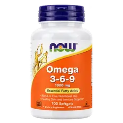 Omega 3-6-9 Essential Fatty Acids 100 Softgels _ now