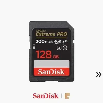 SanDisk Extreme PRO 128GB UHS-I 200MB/s SDXC Card