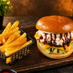 Mushroom Meat Burger