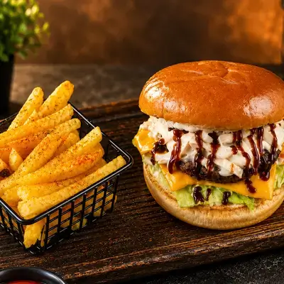 Mushroom Meat Burger