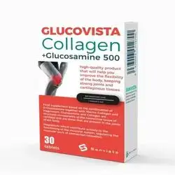 glucovista collagen + glucosamine 500 30 tablets sanvista