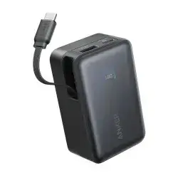 Anker Nano Power Bank 10000mAh 45W USC-C Cable A1638H11 - Black /Ayn Alfahad