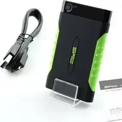 Silicon Power 2TB Rugged Armor A15 Military-Grade Shockproof USB 3.0 2.5-inch Portable External Hard Drive (SP020TBPHDA15S3K)