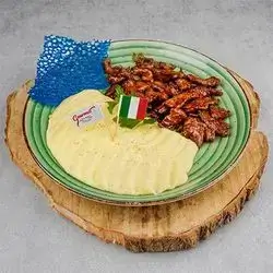 Straccetti Di Manzo Della Nonna, Con Pure’ Di Patate