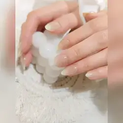 24pcs Gradient Almond Shaped False Nails