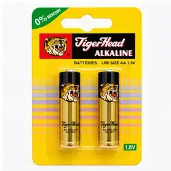Tiger Head Long Lasting AA Battery Lr6 Alkaline Batteries
