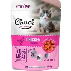 Chuck Kitten Wet Food With Chicken 100G