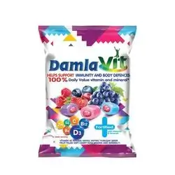 Damla Vit - Soft candy fortified with vitamins and minerals and filled with fruits 90 g