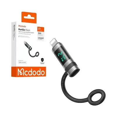 Mcdodo PortGo Vision USB-C to Lightning 36W Adapter (with LED Display)