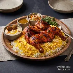Full Tandoor Chicken Mansaf with Appetizers
