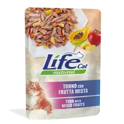 Life Cat Natural Tuna with Mixed Fruit 75g
