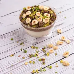 French Custard with Nuts