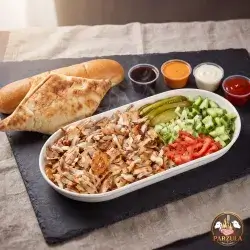 نصف طبق دجاج