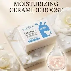 SADOER Ceramide Organic Pure Milk Plus Whitening Soap
