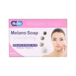 melano soap whitining arbutin & kojic acid